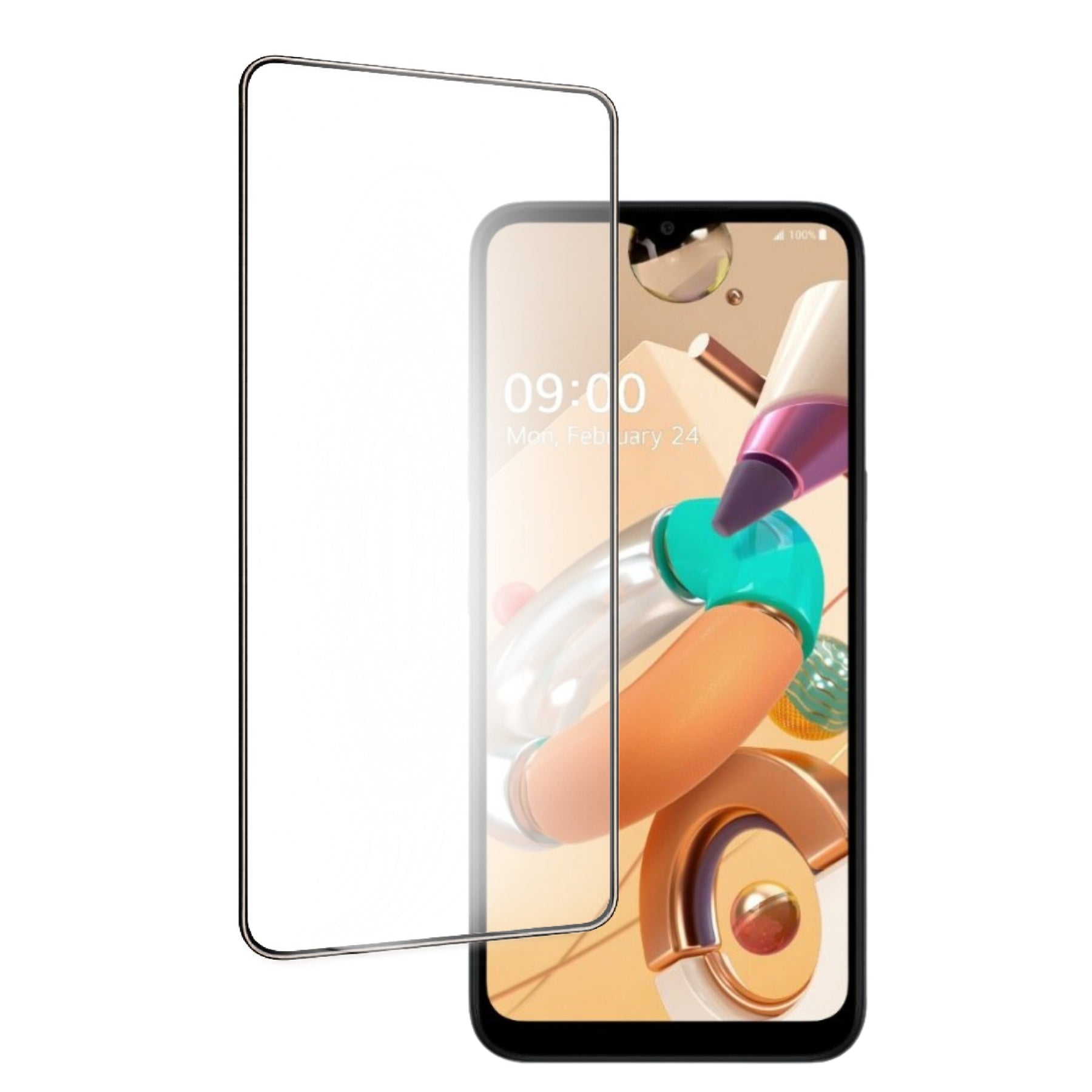 Matte Shield Anti-Glare Tempered Glass for LG K42
