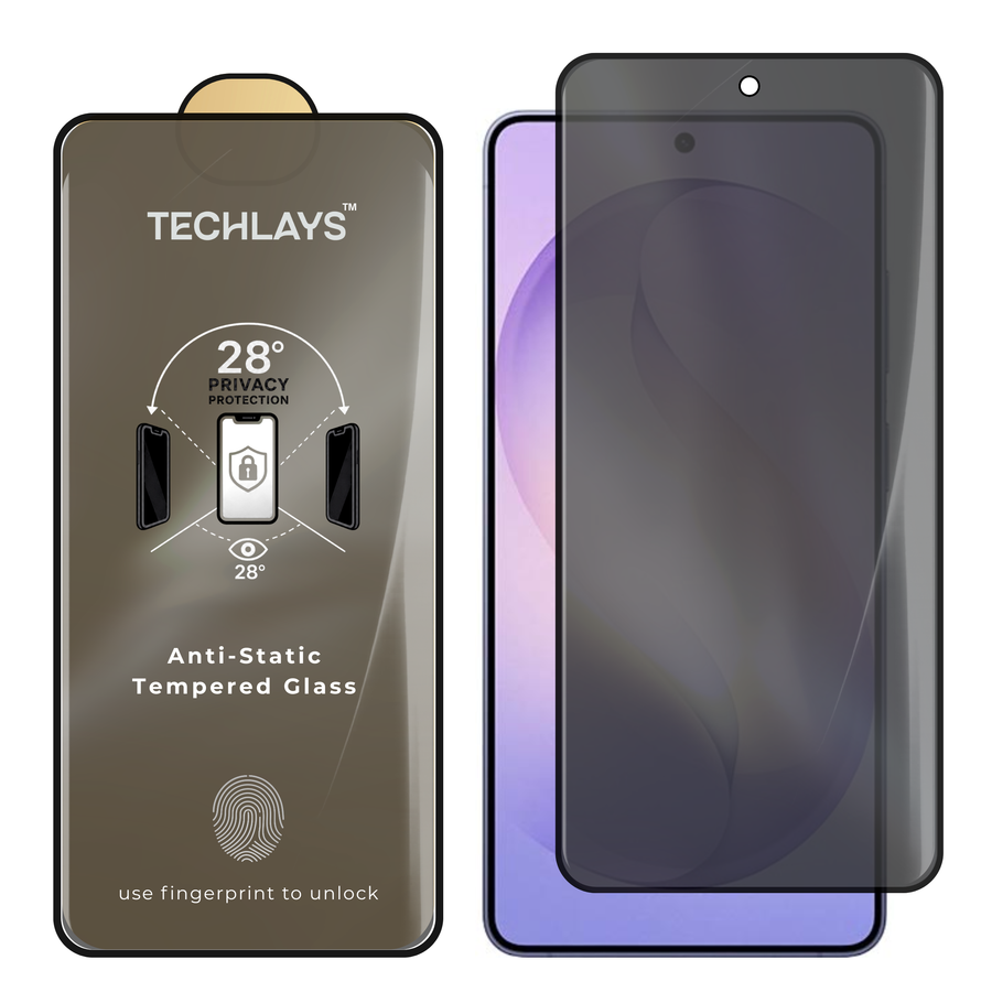 28° Anti-Spy Privacy Tempered Glass Screen Protector For Samsung S24 Ultra