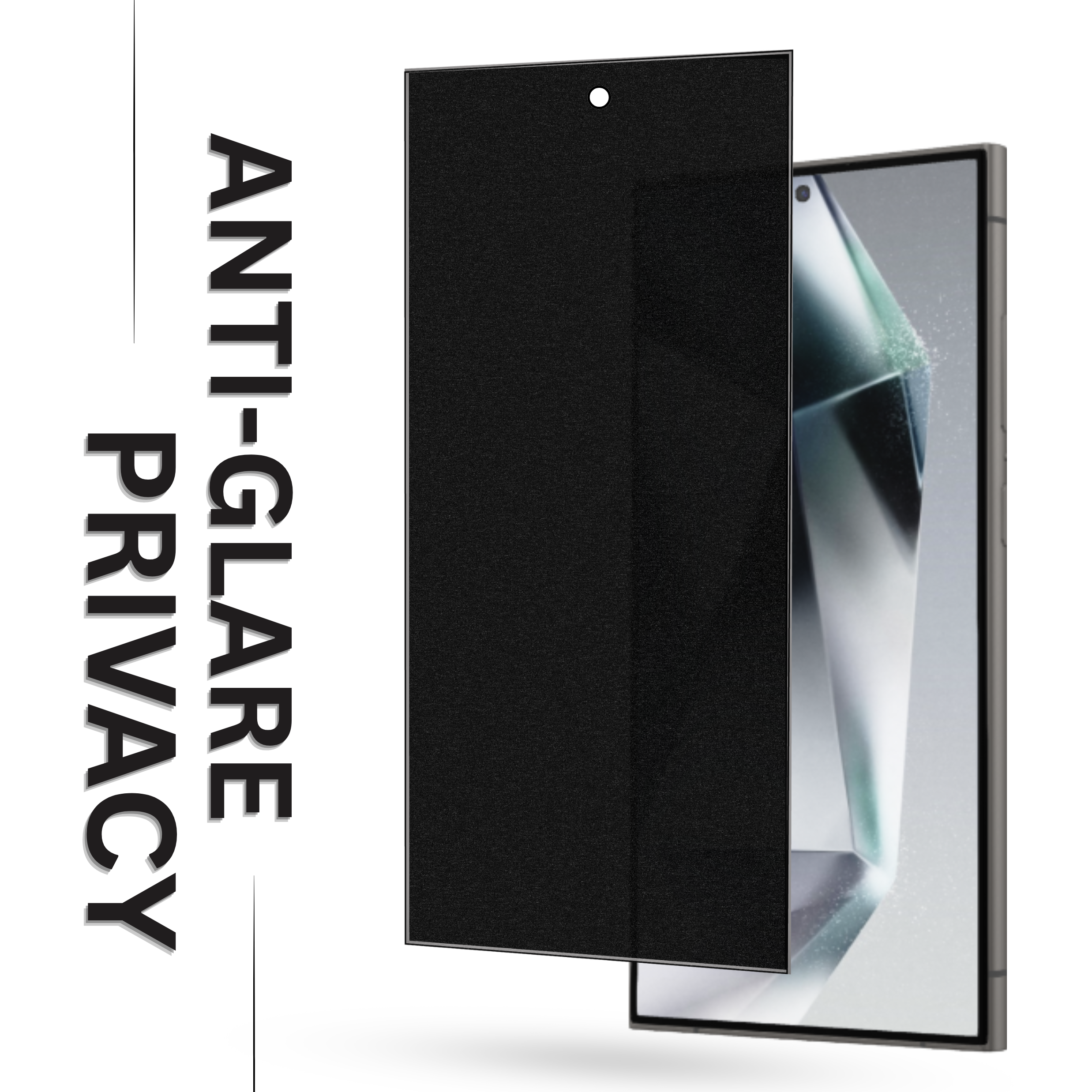 Matte Privacy Tempered Glass Screen Protector For Samsung S24 Ultra