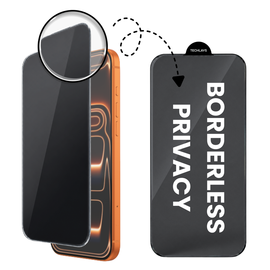 Borderless Privacy Tempered Glass for Iphone 17 Pro Max