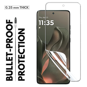 GlassFeel 0.18mm Unbreakable Membrane with Auto Repair For Motorola Edge 50 Pro