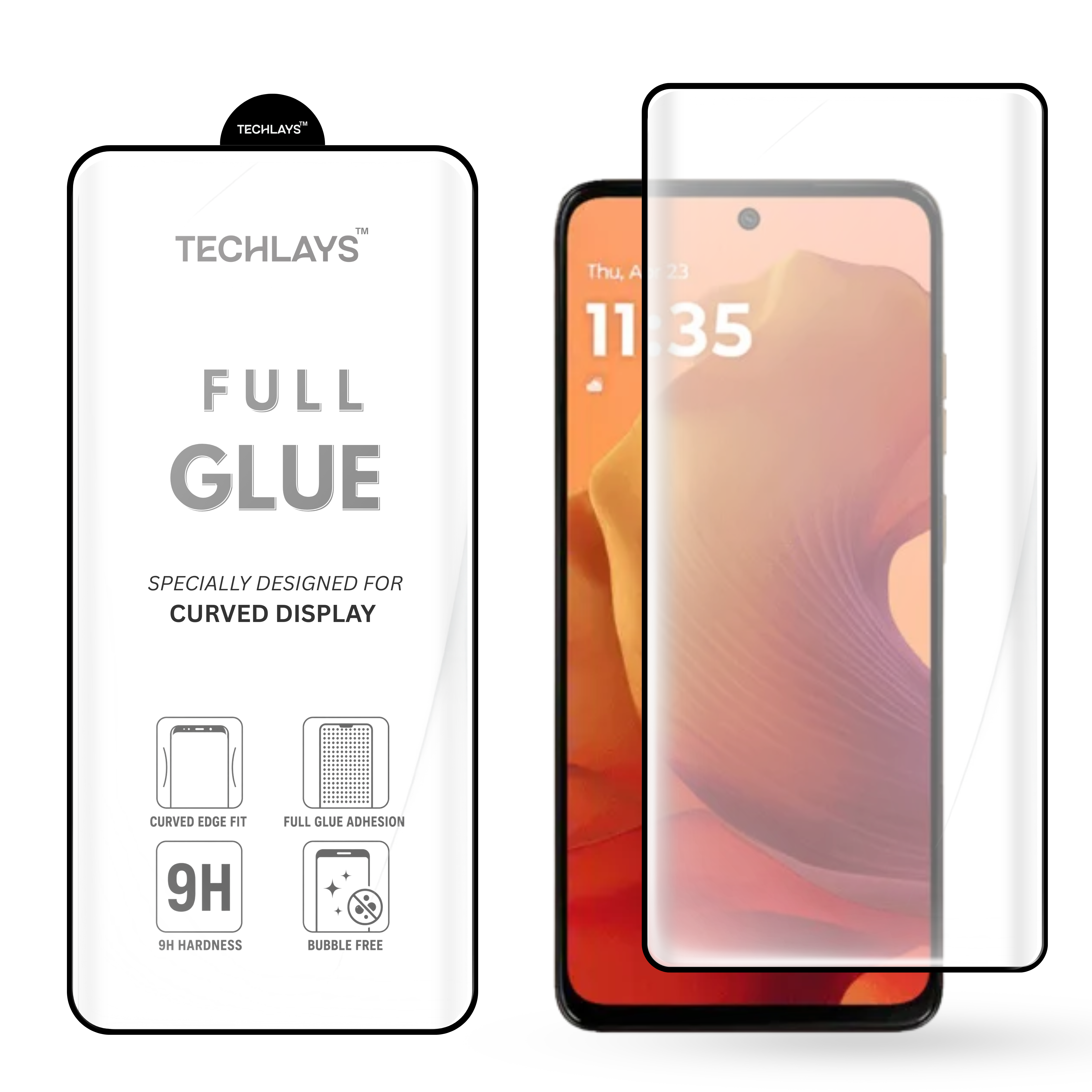 Edge Fusion Full Glue Glass for Motorola Moto G85