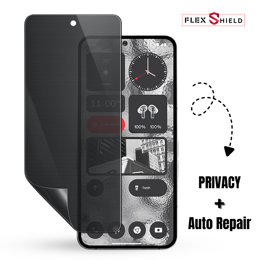 Flexshield Self Healing Privacy Screen Protector With Korean Glue for Nothing Phone 2
