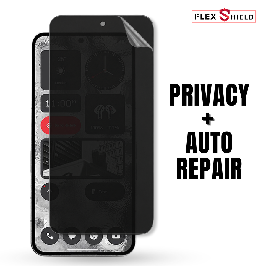 Flexshield Self Healing Privacy Screen Protector With Korean Glue for Nothing Phone 3A Pro
