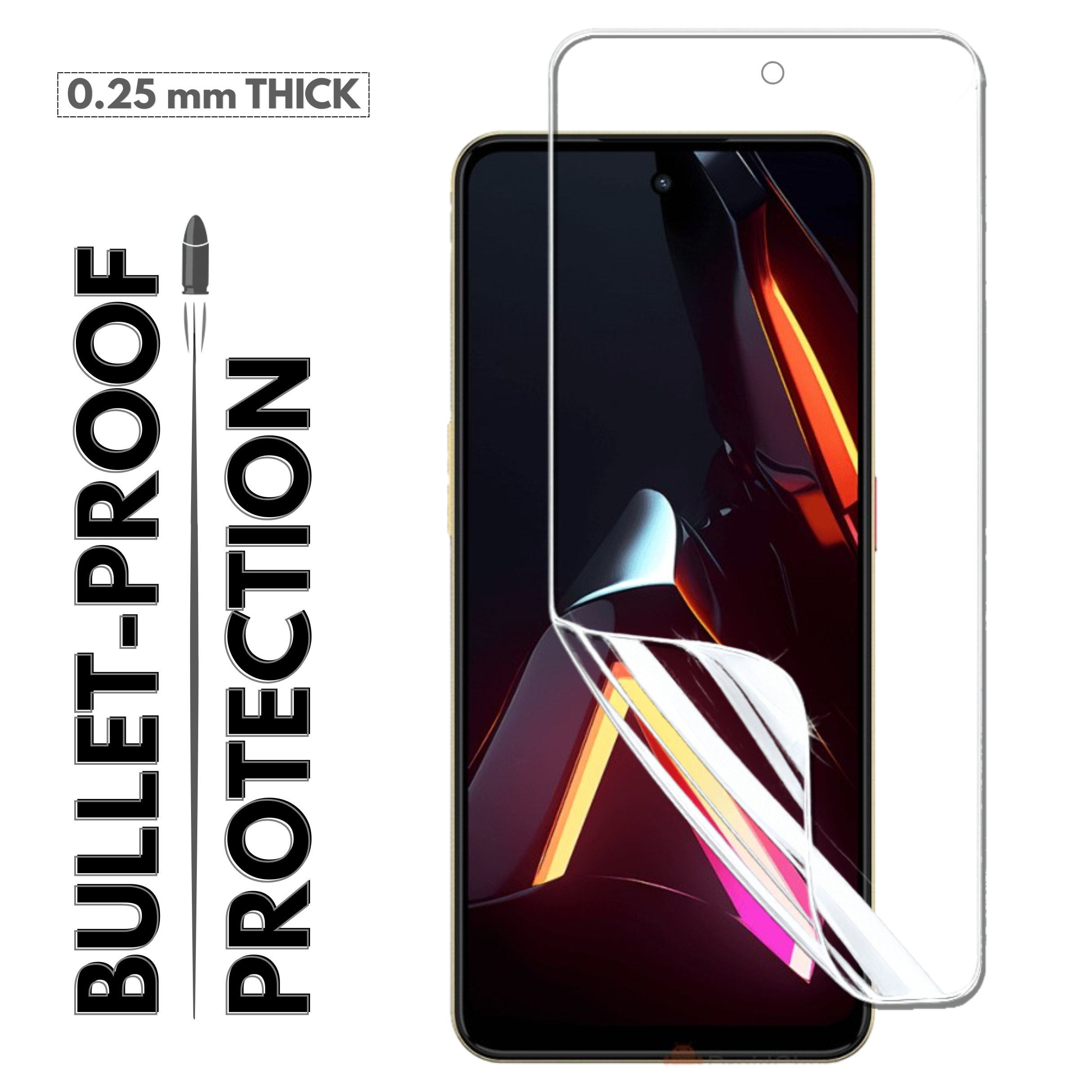 GlassFeel 0.18mm Unbreakable Membrane with Auto Repair For Nubia Neo 3 5G