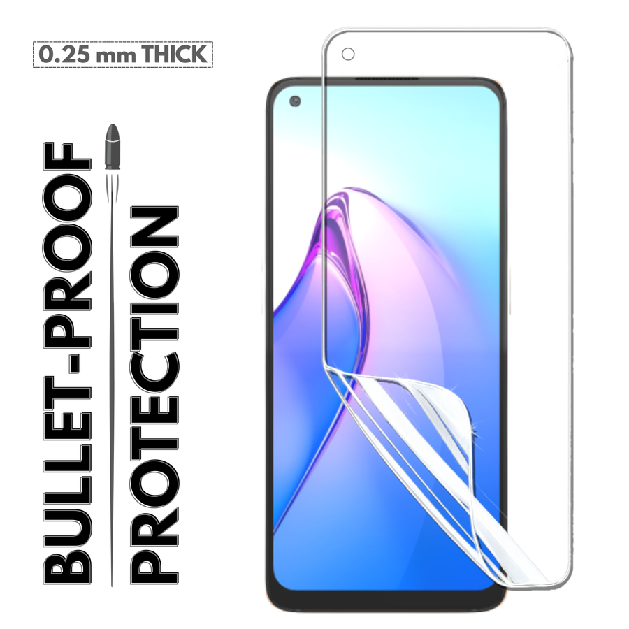 GlassFeel 0.18mm Unbreakable Membrane with Auto Repair For Realme 50X