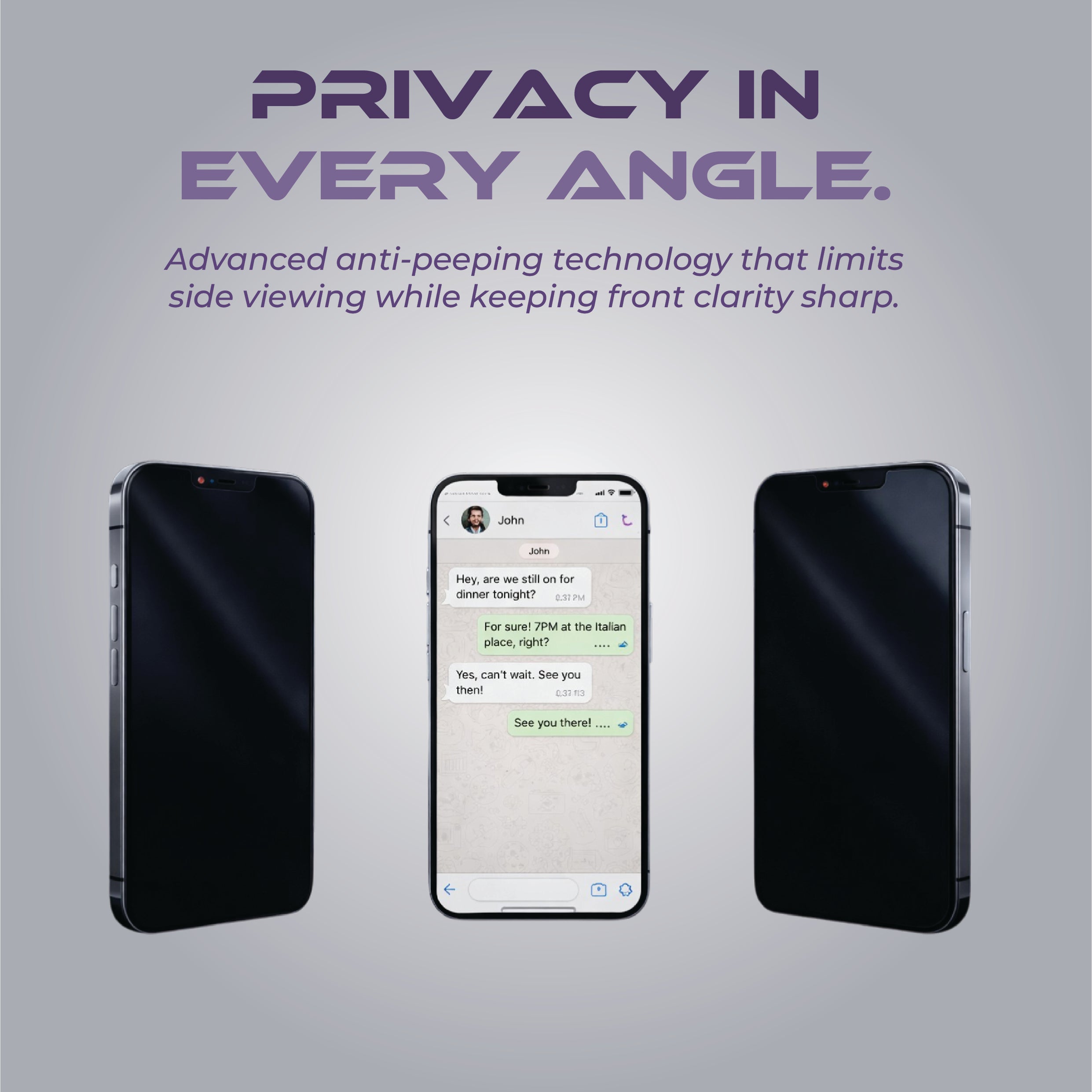 O-Sence Anti-Spy Privacy Glass for Samsung Galaxy S26