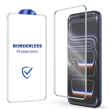 Premium Borderless Tempered Glass For Iphone 18 Pro