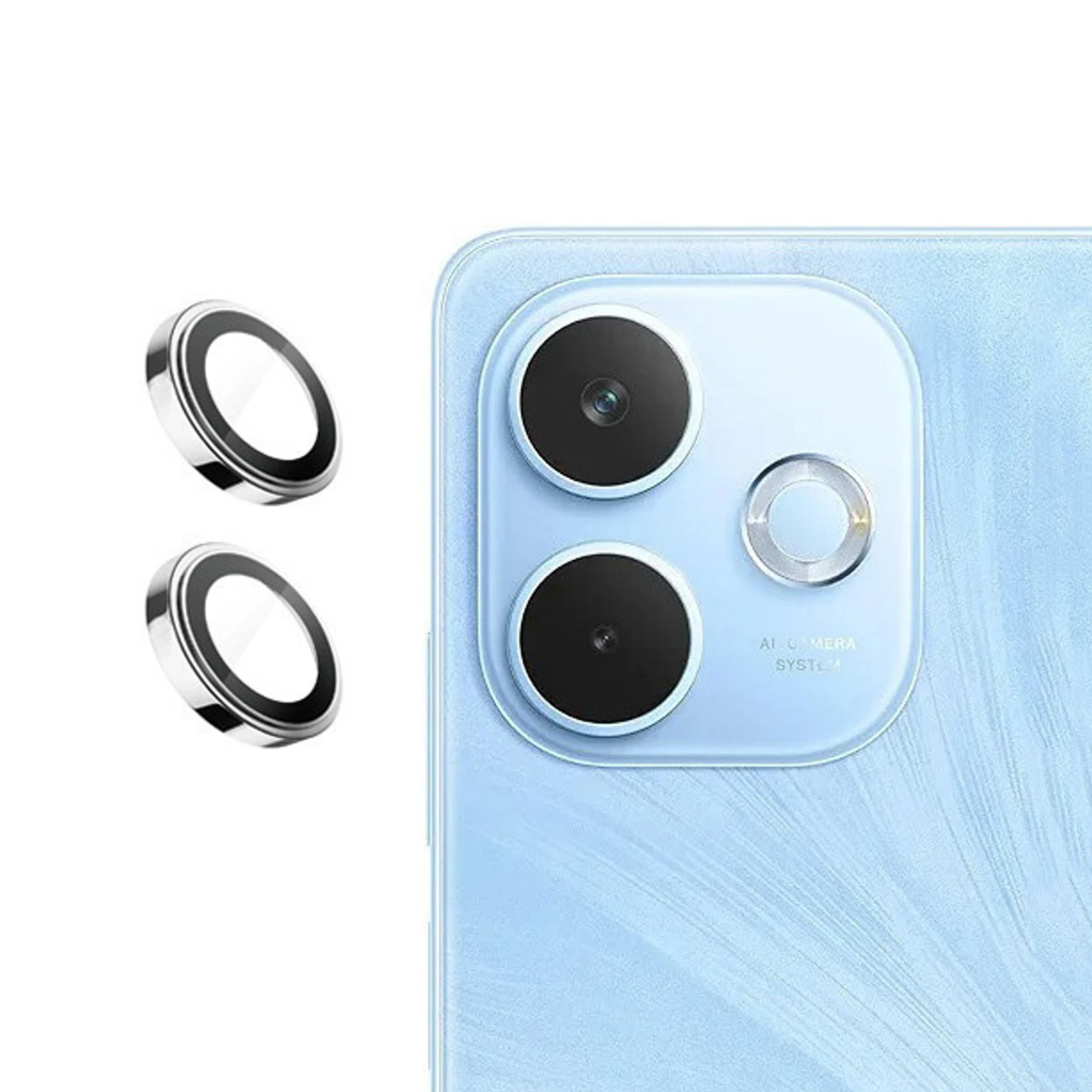 Premium Camera Metal Ring Lens Protector For Oppo A5 Pro