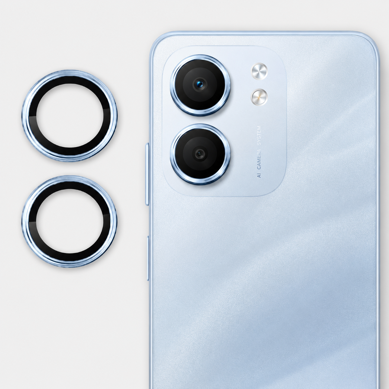 Premium Camera Metal Ring Lens Protector For Oppo A5X