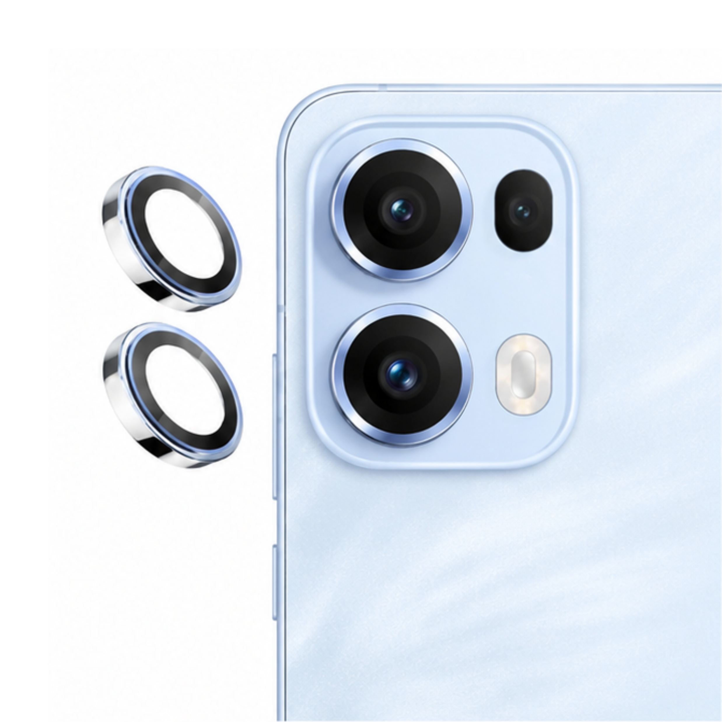 Premium Camera Metal Ring Lens Protector For Oppo Reno 13 Pro