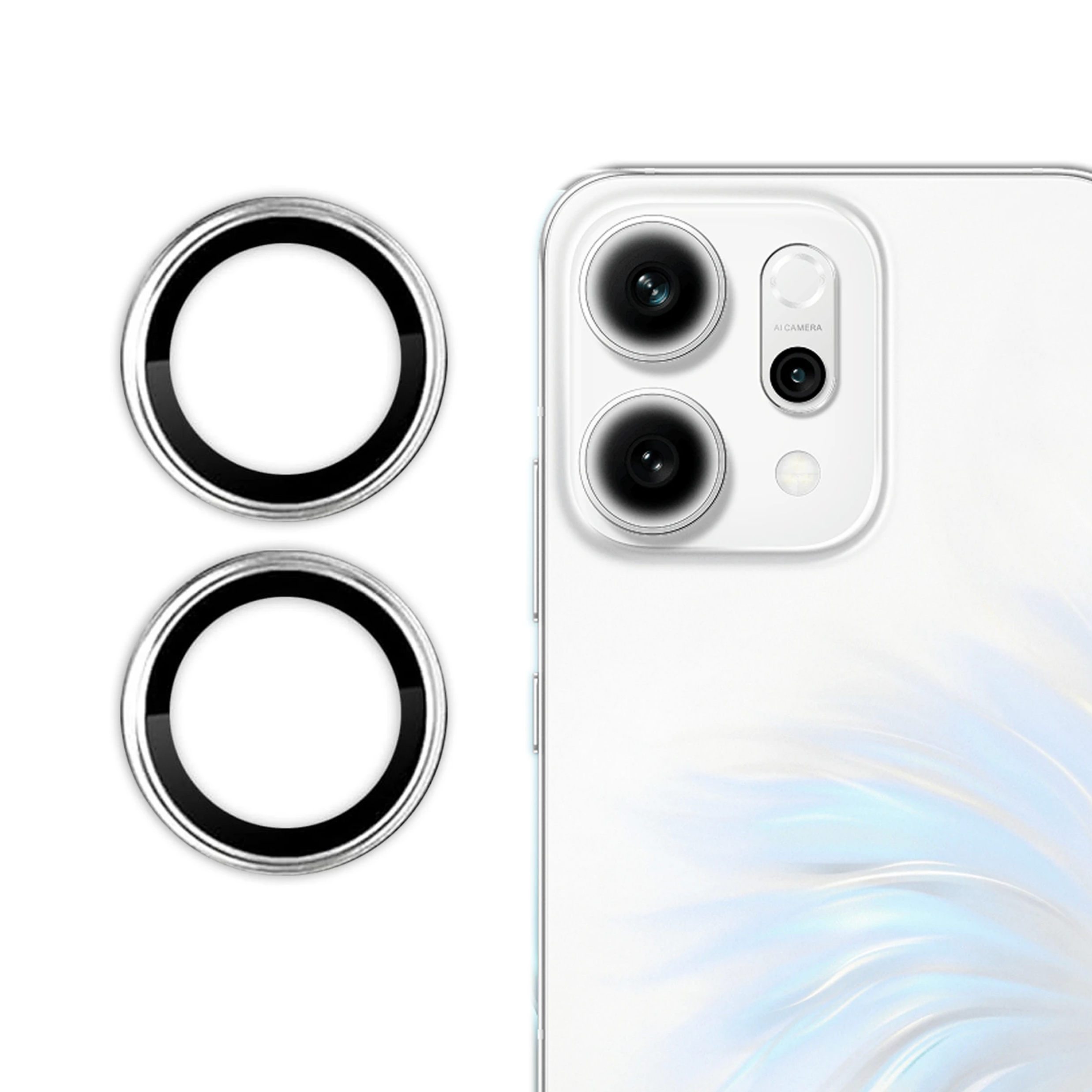 Premium Camera Metal Ring Lens Protector For Oppo Reno 14