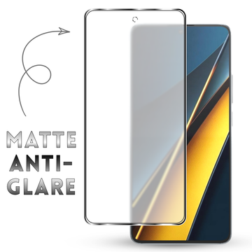 Silk Touch Pro Gaming Matte Glass for Poco M6 Pro