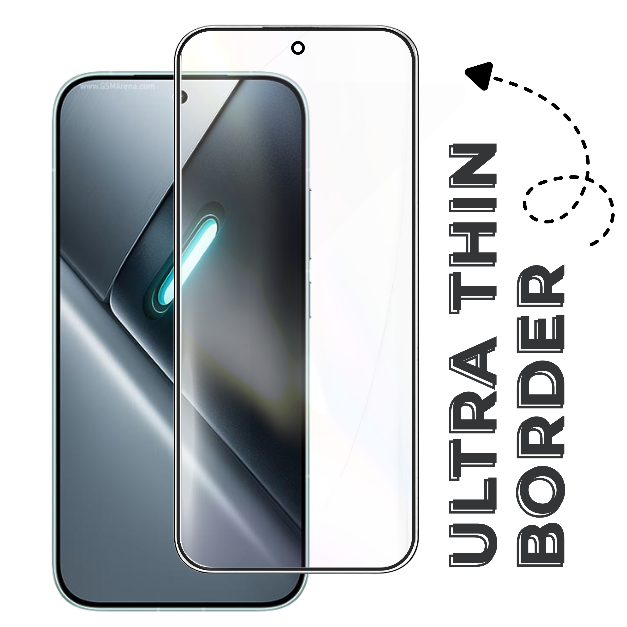 Clear Strong Up ESD Tempered Glass for Poco C75