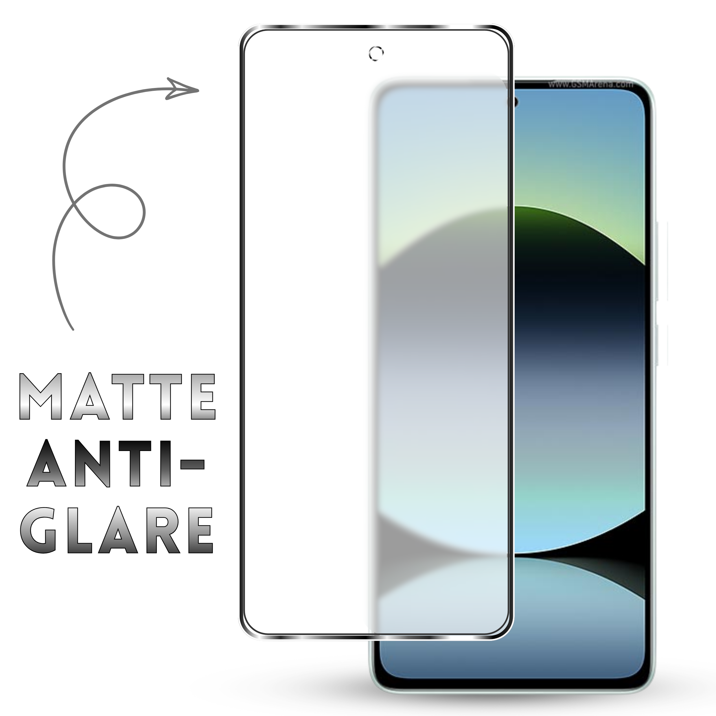 Silk Touch Pro Gaming Matte Glass for Redmi Note 12