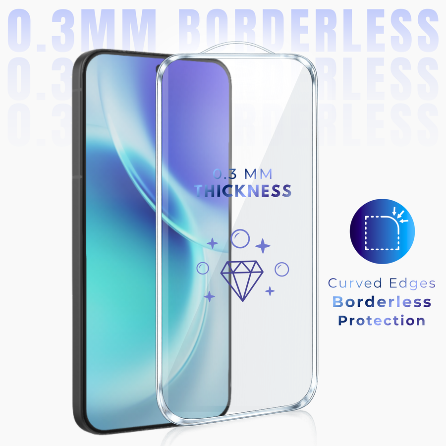 Premium Borderless Tempered Glass For Redmi Note 11S 4G