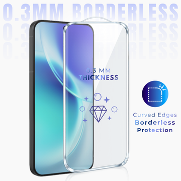 Premium Borderless Tempered Glass For Redmi 15C 5G