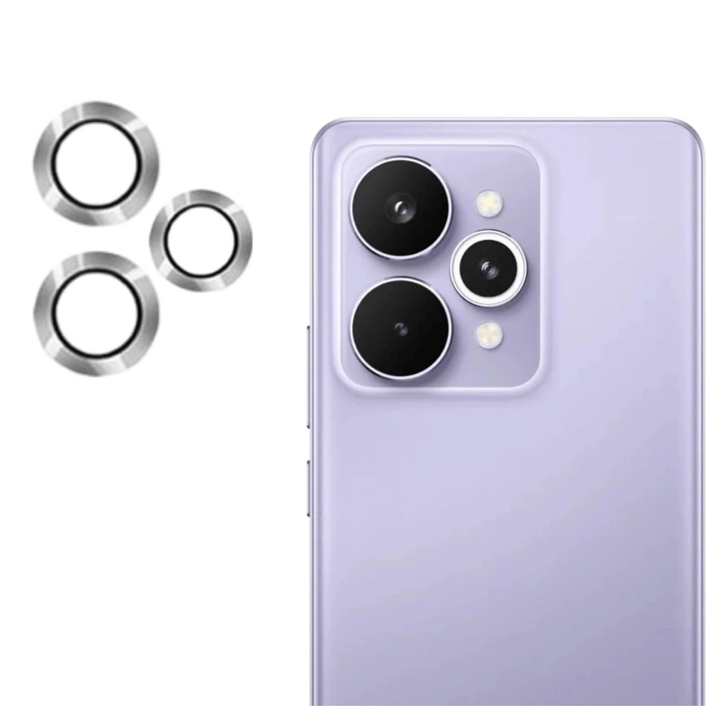 Premium Camera Metal Ring Lens Protector For Realme 15