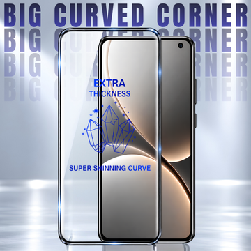 Ultra Thick Curved Edges Tempered Glass For Honor 90 LITE