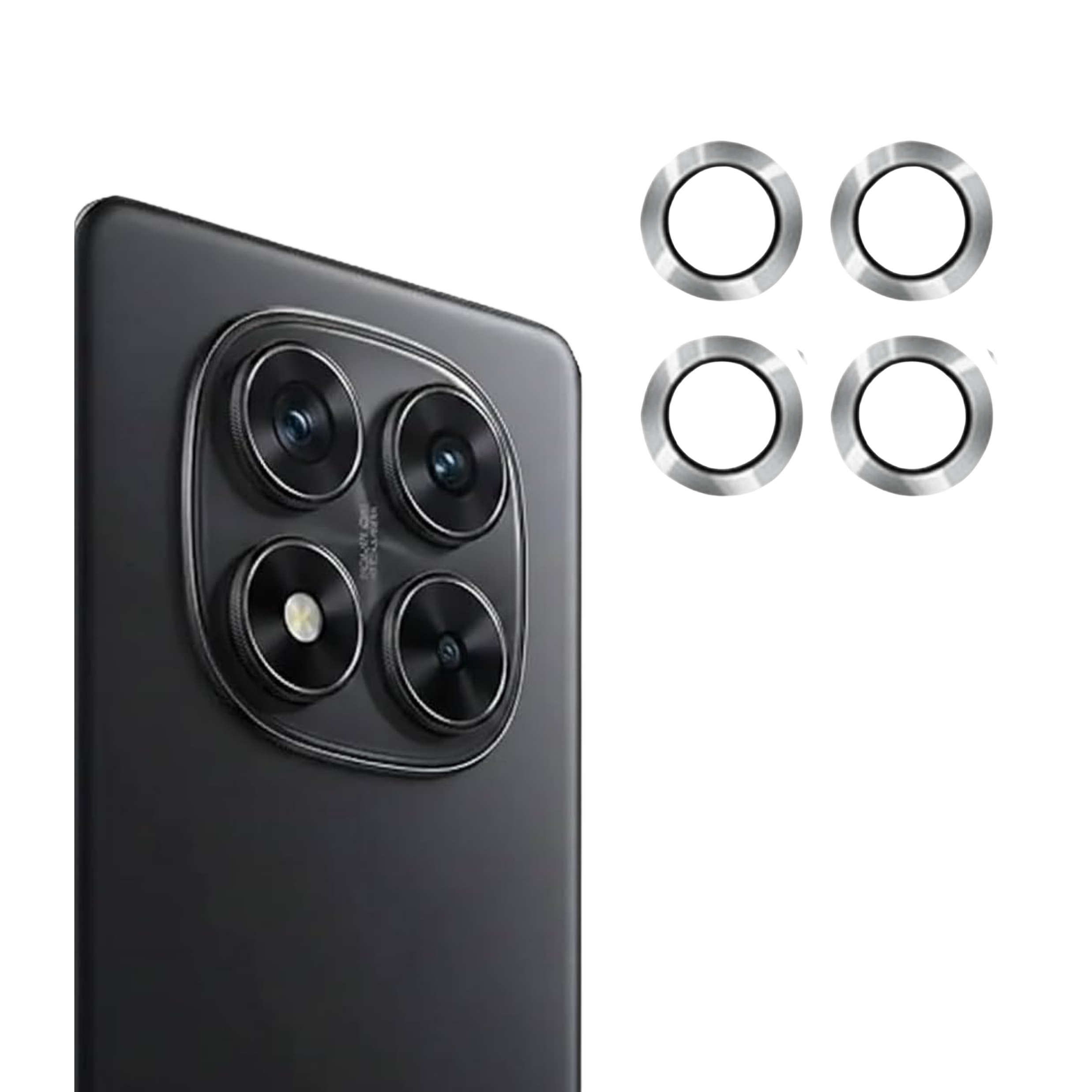 Premium Camera Metal Ring Lens Protector For Redmi Note 14 Pro