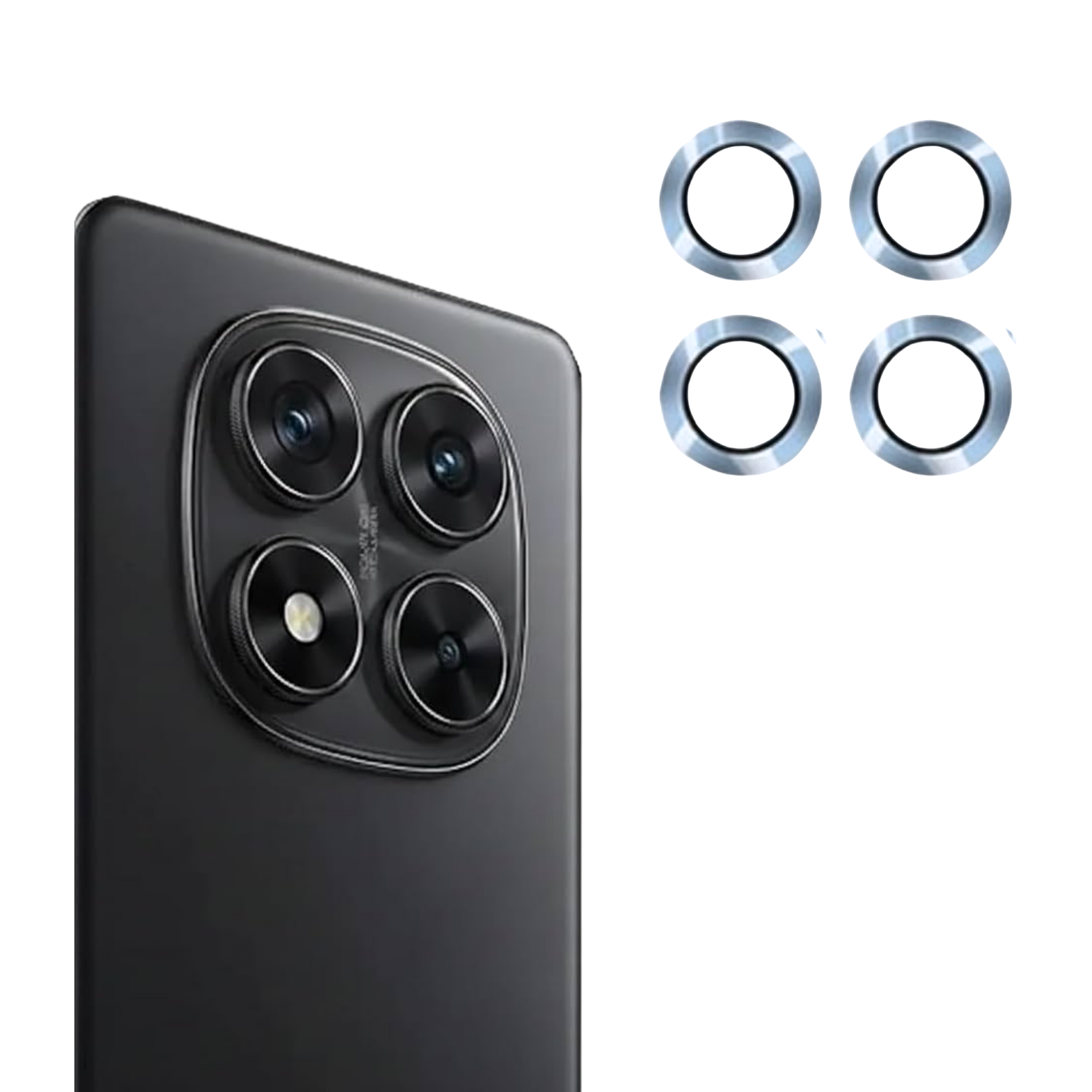 Premium Camera Metal Ring Lens Protector For Redmi Note 14 Pro