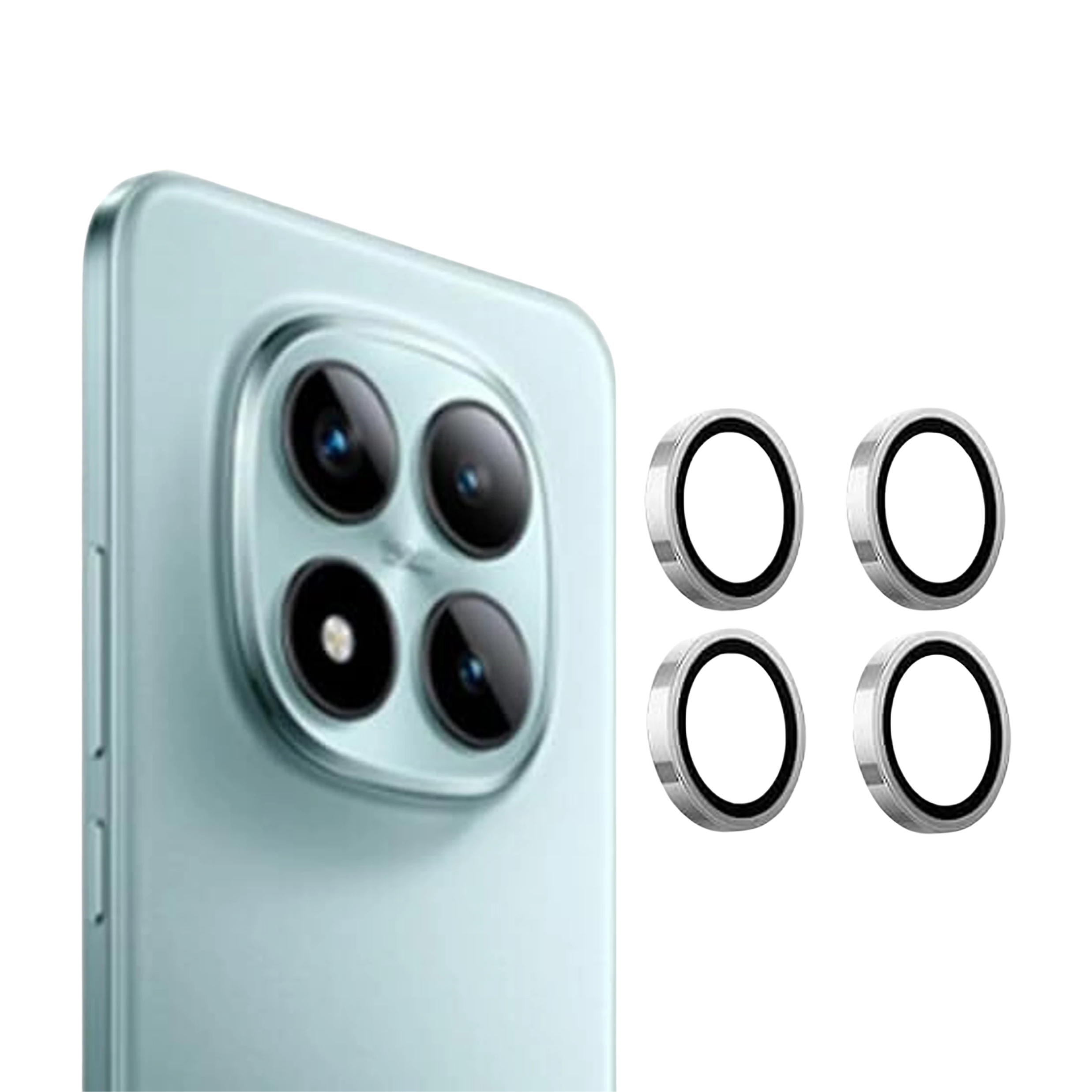Premium Camera Metal Ring Lens Protector For Redmi Note 15 Pro Plus