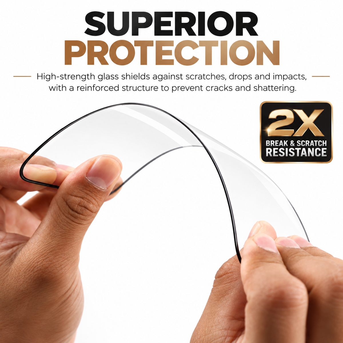 Premium Auto-Fit Tempered Glass with Easy Alignment Frame For Apple Iphone 16 Pro Max