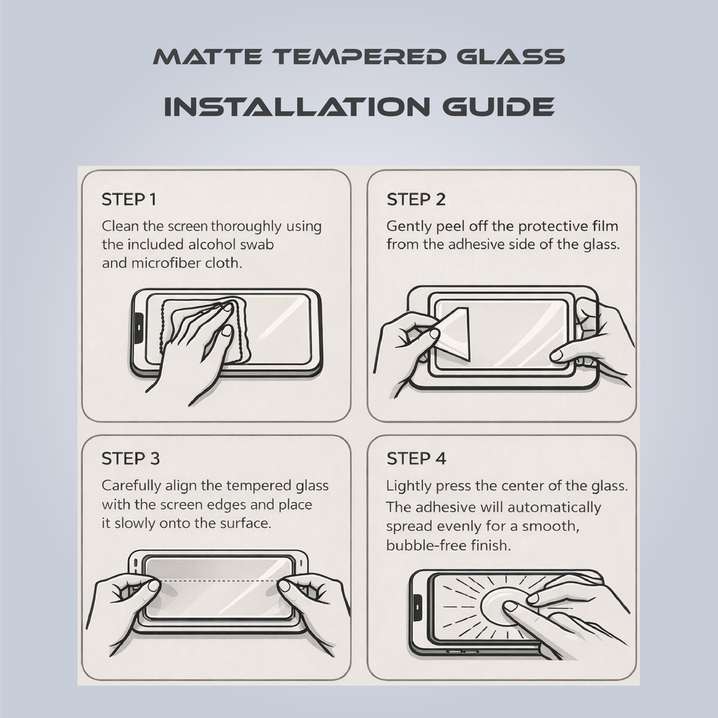Matte Strong Up ESD Tempered Glass  for iPhone 14 Pro Max