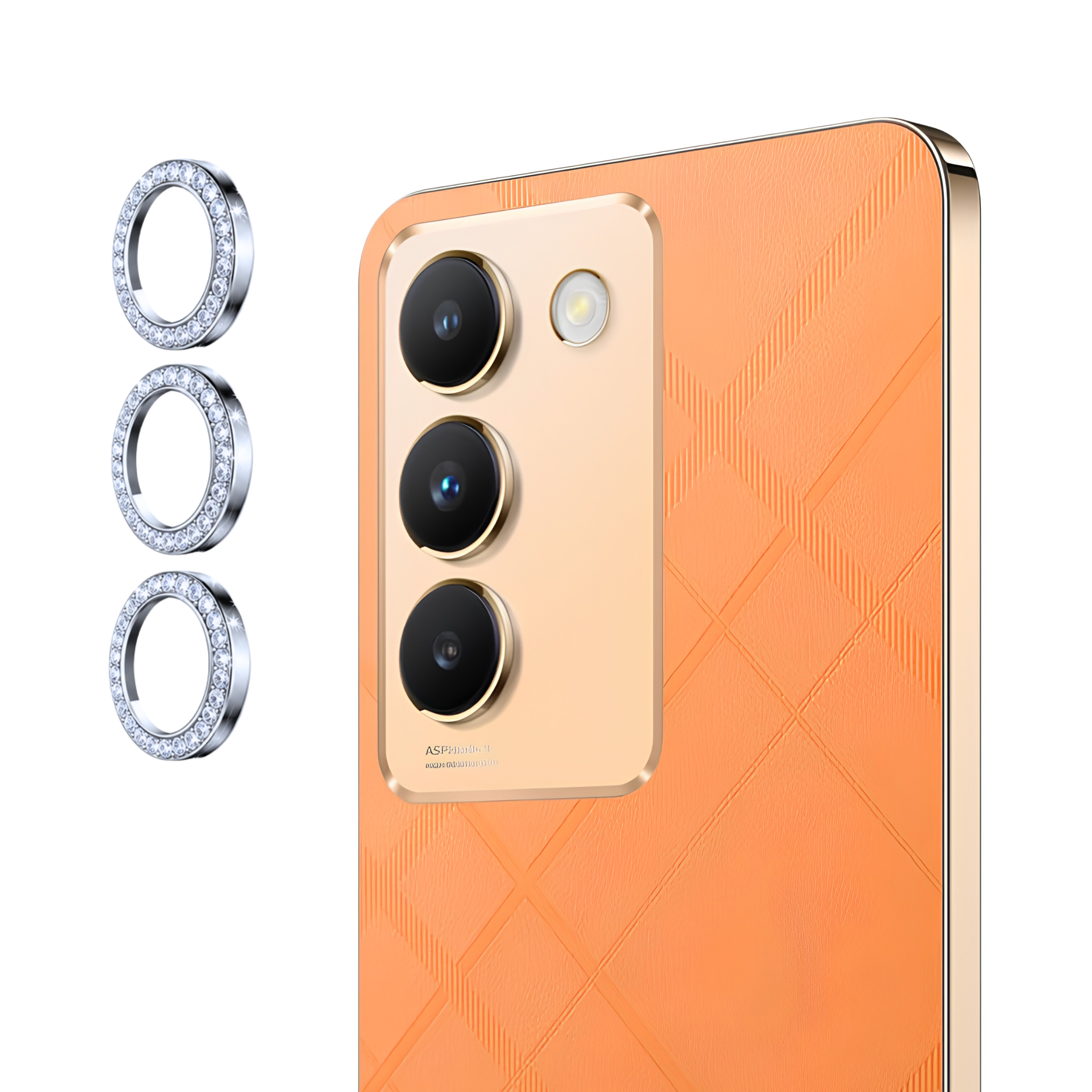 Premium Diamond Camera Lens Protector Ring For Vivo Y200i