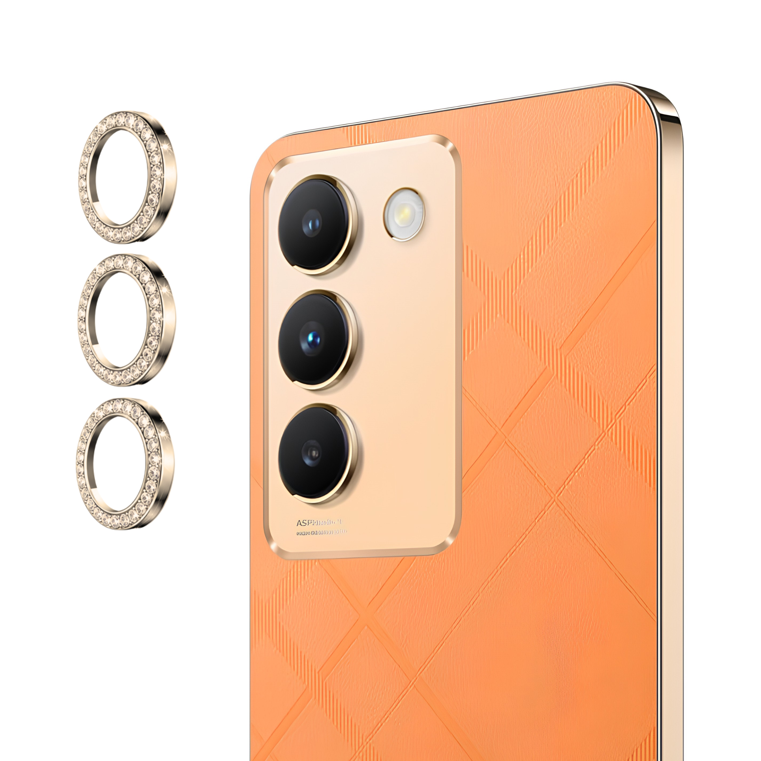 Premium Diamond Camera Lens Protector Ring For Vivo Y200i