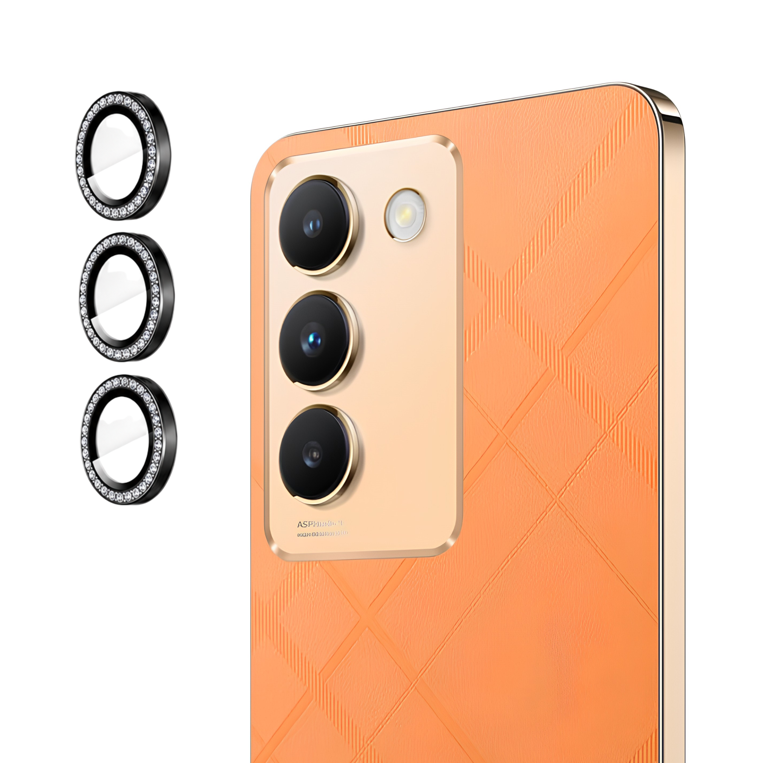 Premium Diamond Camera Lens Protector Ring For Vivo Y200i