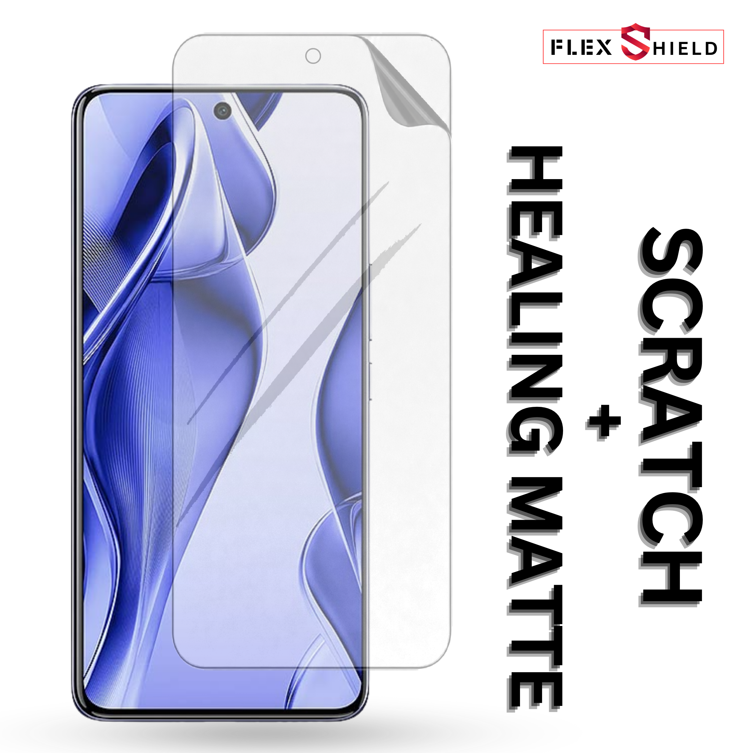 Matte Self Heal (Auto Repair) Diamond Flex Unbreakable Membrane for Poco C75