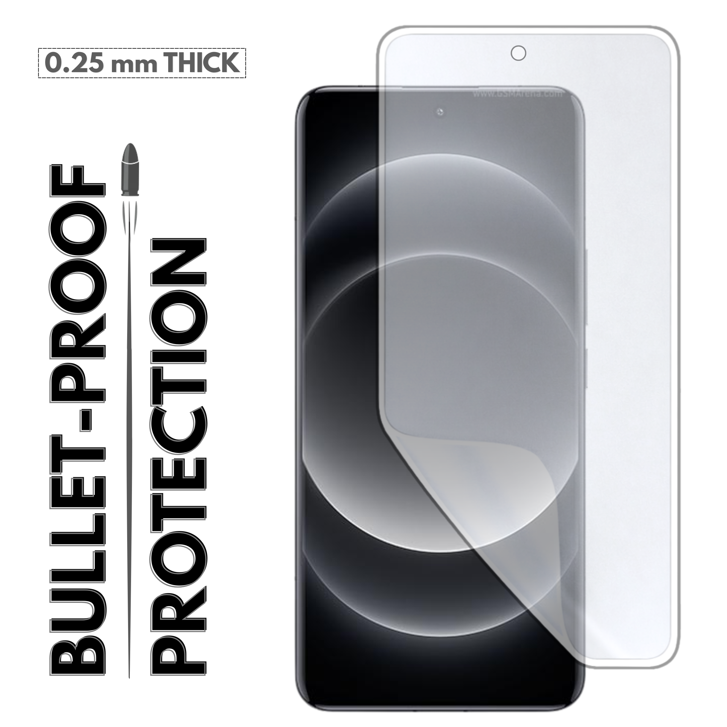 GlassFeel 0.25mm Unbreakable Membrane with Auto Repair for Realme 12 Plus