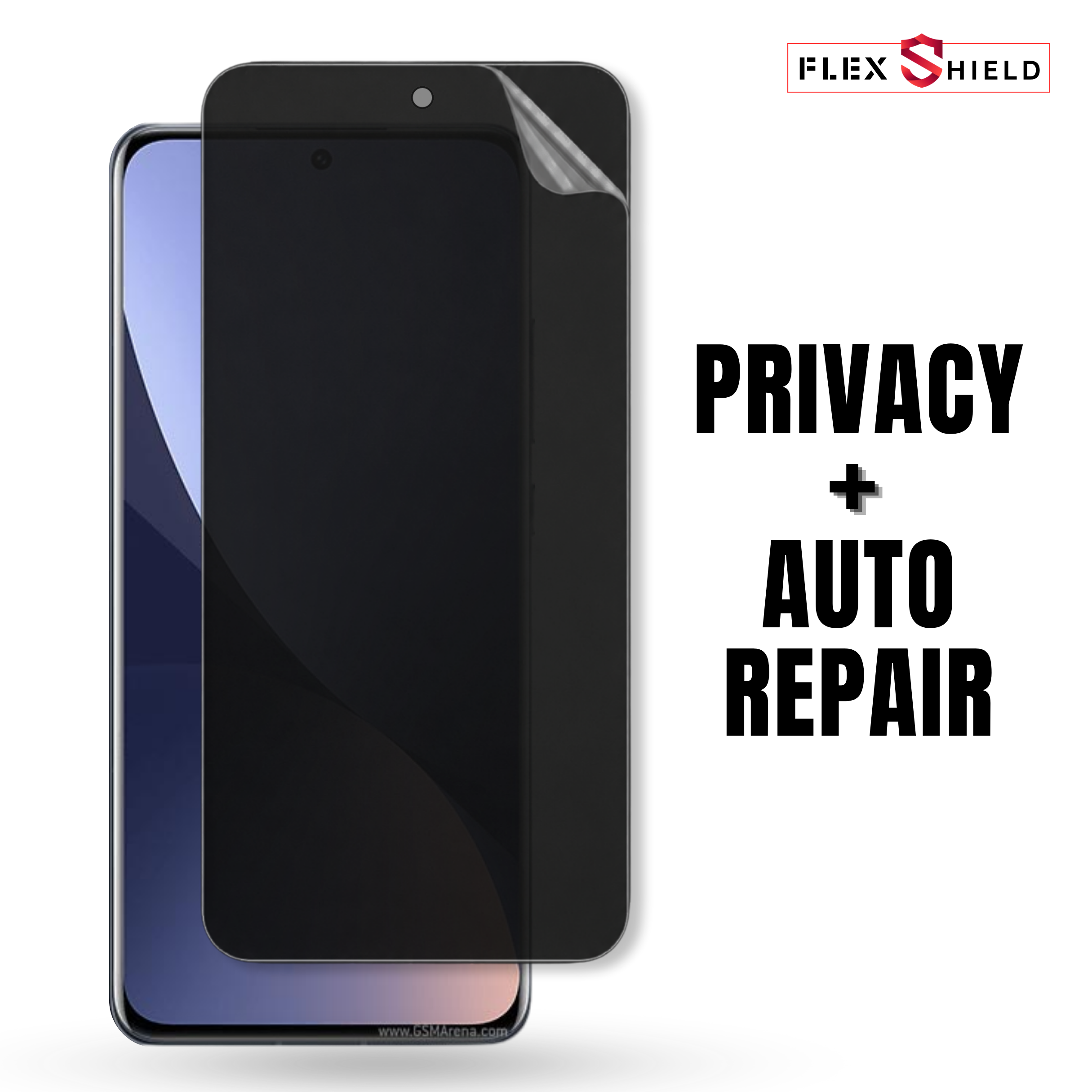 Flexshield Self Healing Privacy Screen Protector With Korean Glue for Vivo V70 Elite