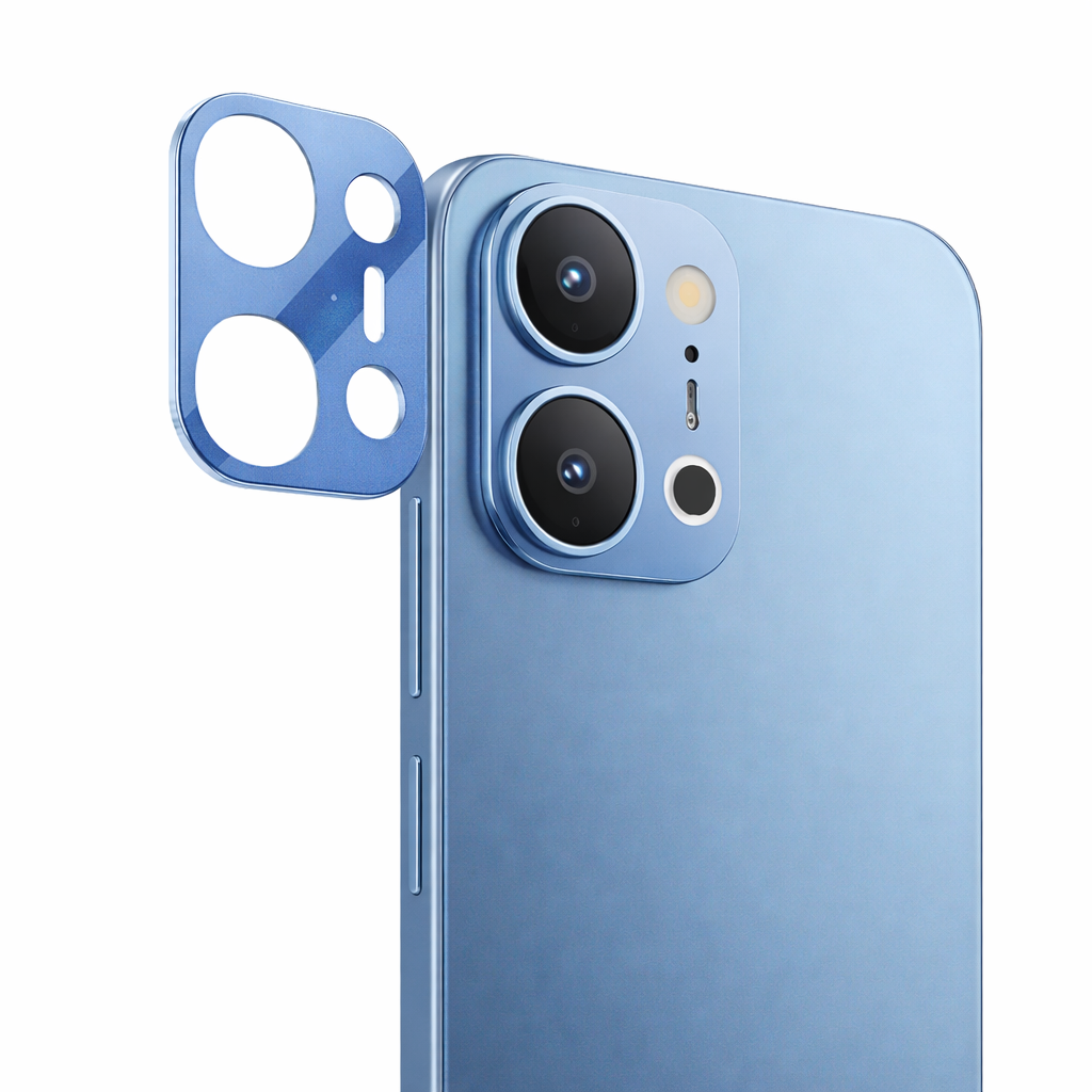 Vivo Y31D Camera Lens Protector | 9H Tempered Glass with Premium Metal Ring | HD Clear Invisible Fit | Scratch Resistant