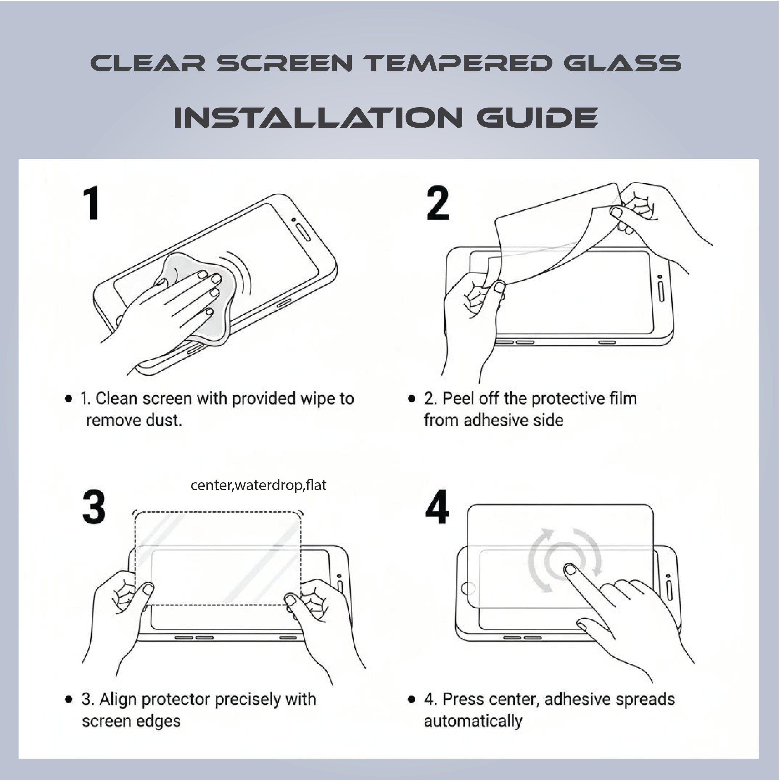 Clear Strong Up ESD Tempered Glass for Samsung S26
