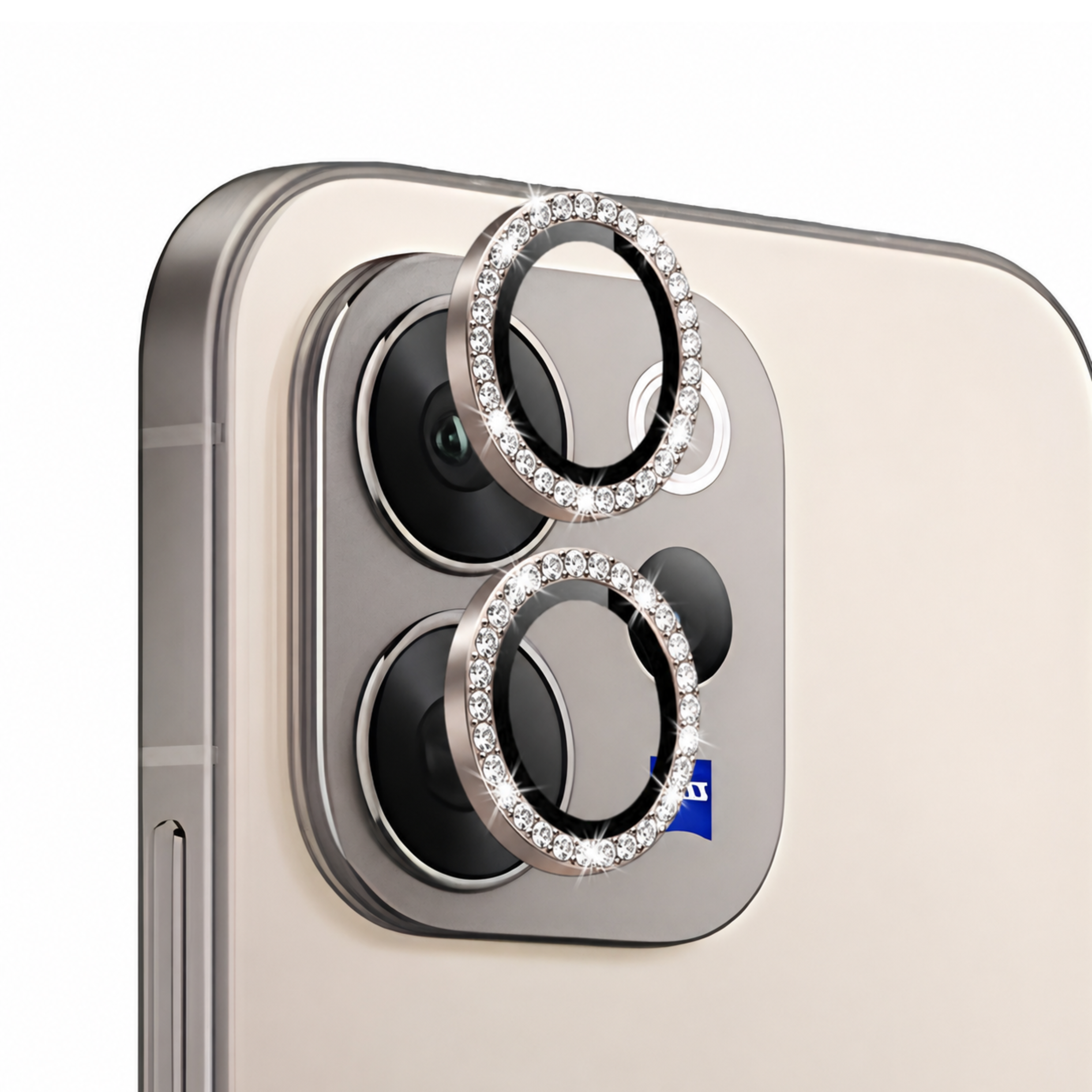 Premium Diamond Camera Lens Protector Ring For Vivo V70 Elite