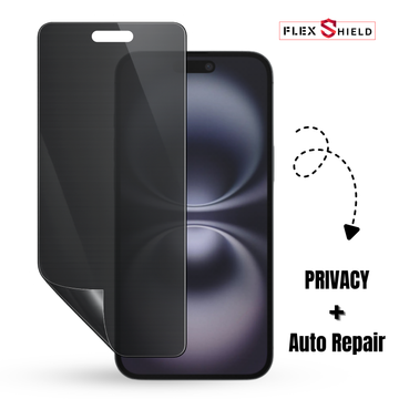 Flexshield Self Healing Privacy Screen Protector With Korean Glue for iphone 15 Pro