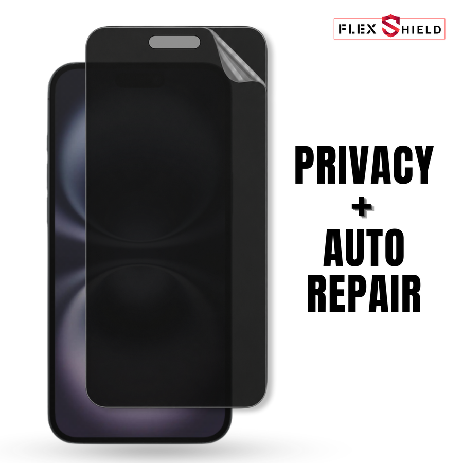Flexshield Self Healing Privacy Screen Protector With Korean Glue for iphone 17 Pro Max