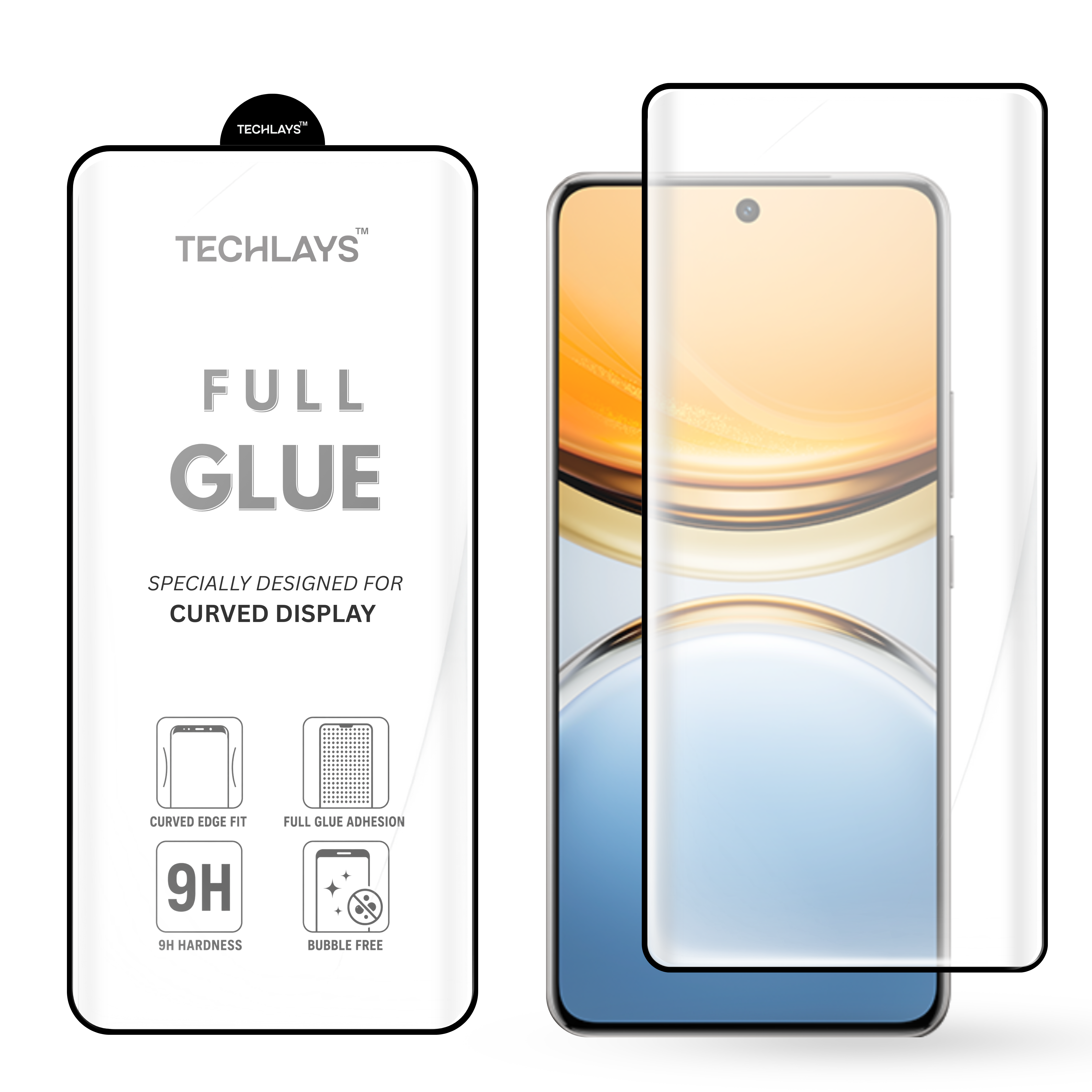 Edge Fusion Full Glue Glass for Vivo V29