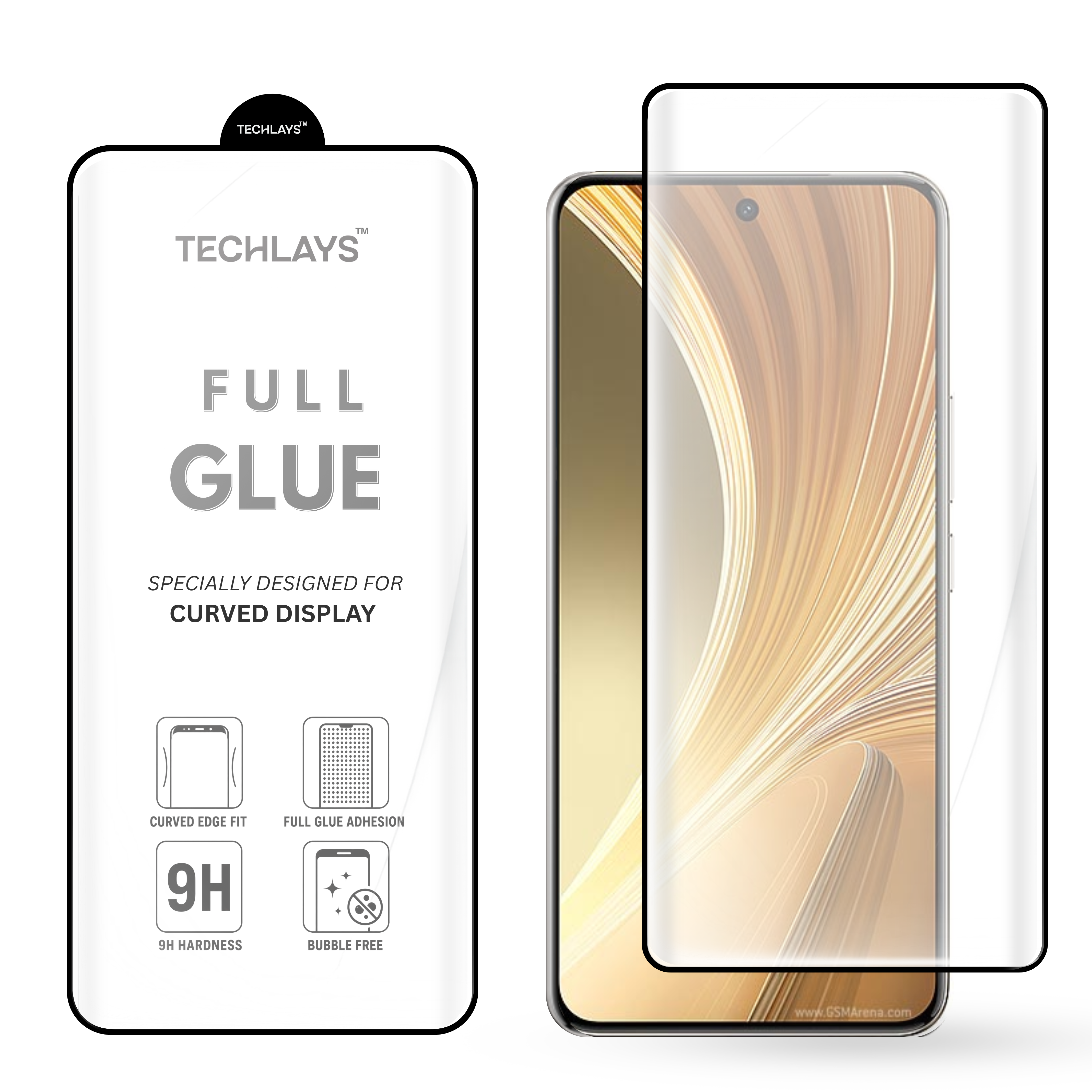 Edge Fusion Full Glue Glass for iQOO 12 Pro