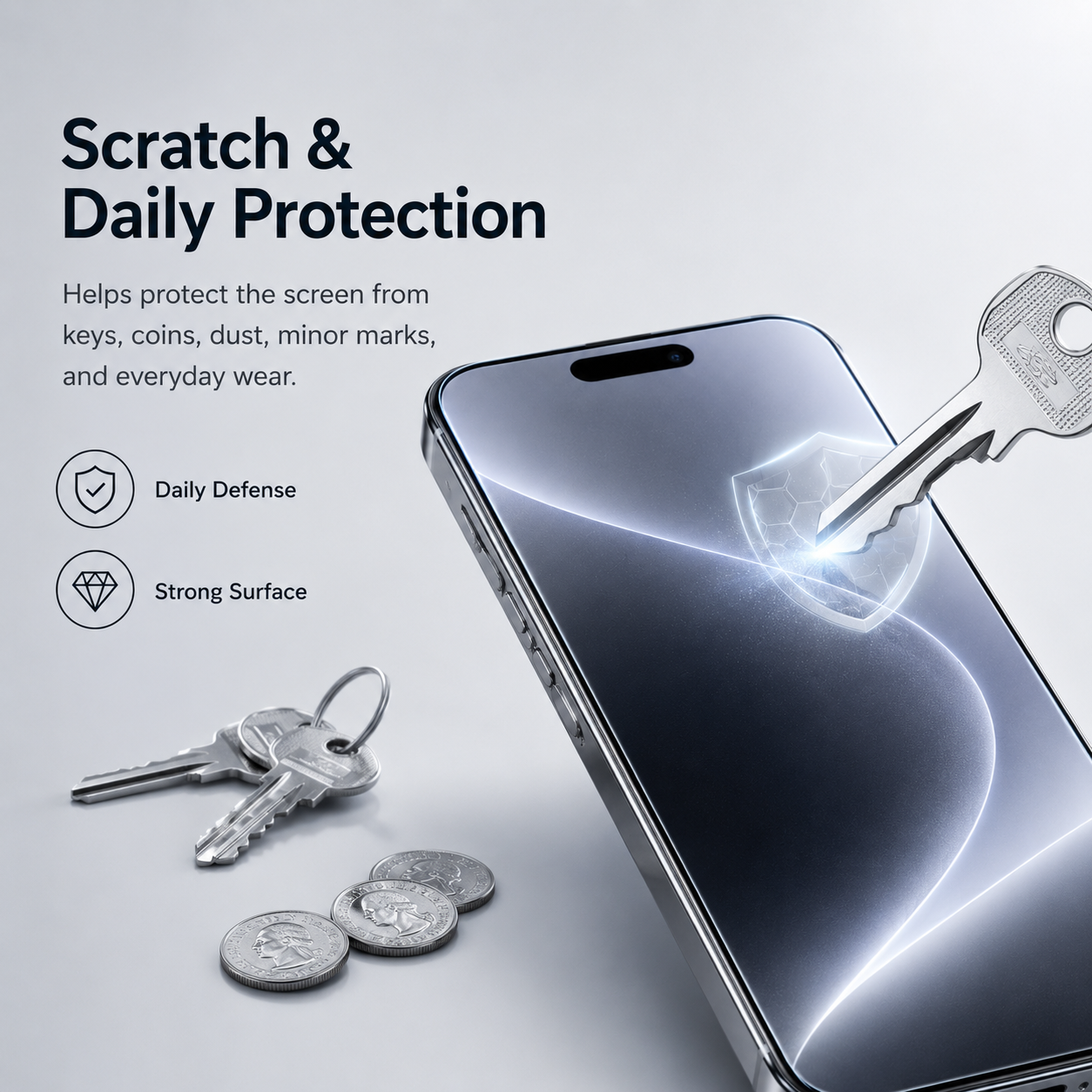 8K Borderless HD Clear Screen Protector for Apple iPhone 13 Pro