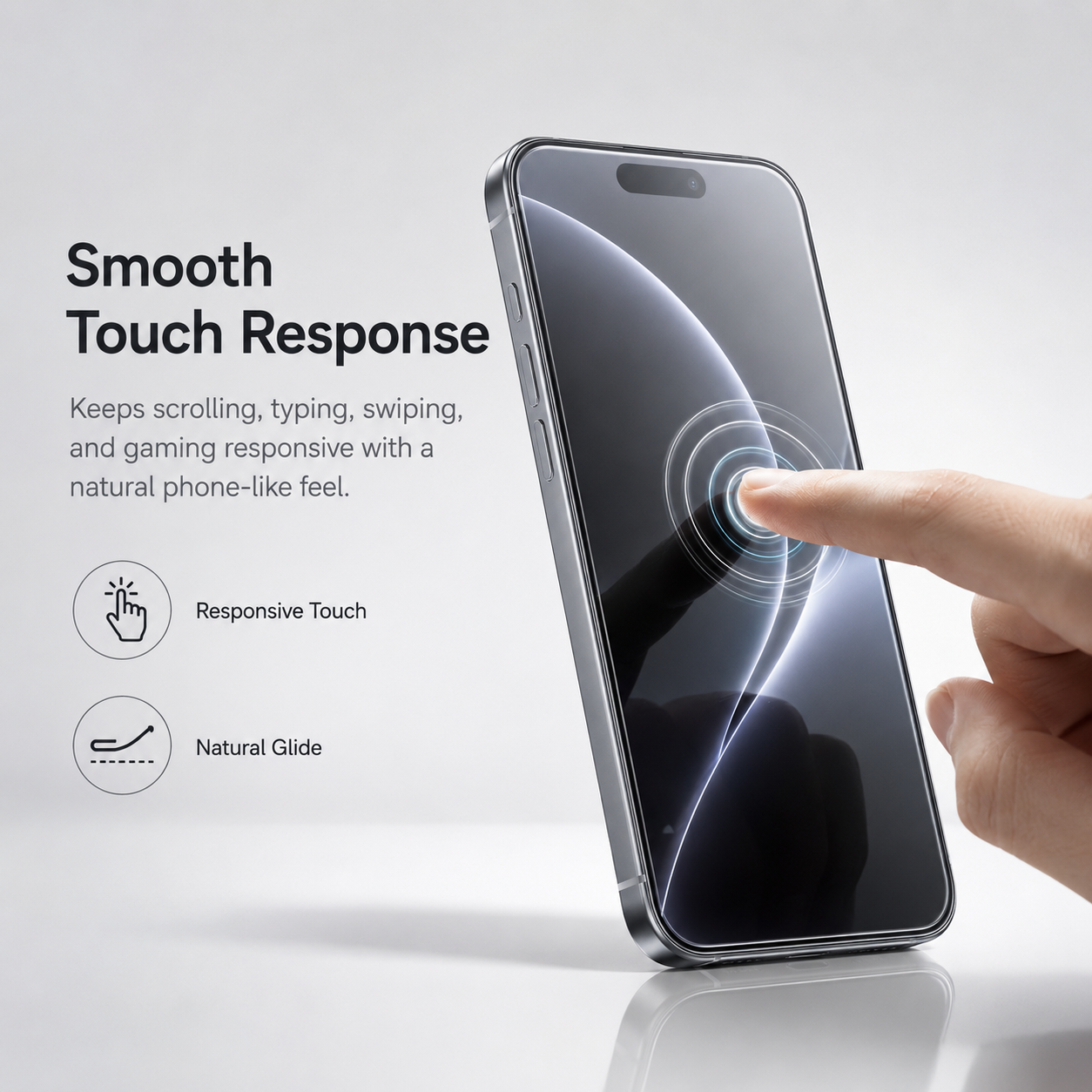 8K Borderless HD Clear Screen Protector for Apple iPhone 13 Mini
