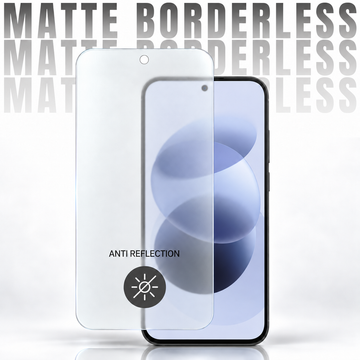 Borderless Matte Tempered Glass For iQOO 15R