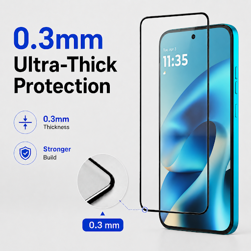 0.3mm ToughCore Glass for Motorola Moto Edge 60 Stylus