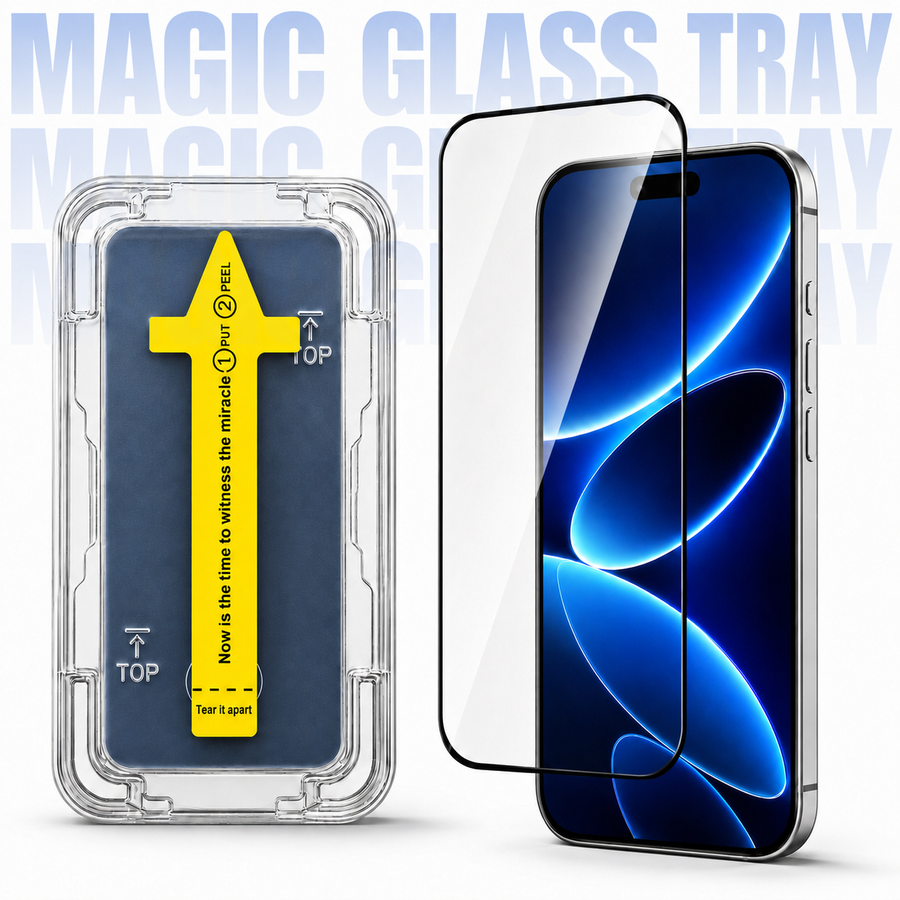 MagicGlass Auto-Align Installation Tray for iPhone 15 Plus