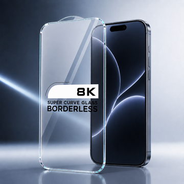 8K Borderless HD Clear Screen Protector for Apple iPhone 13 Pro Max