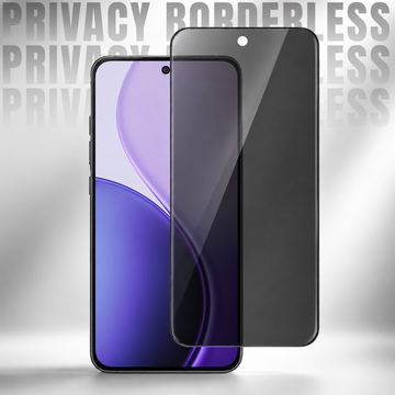 Borderless Privacy Tempered Glass For OPPO Find X8S