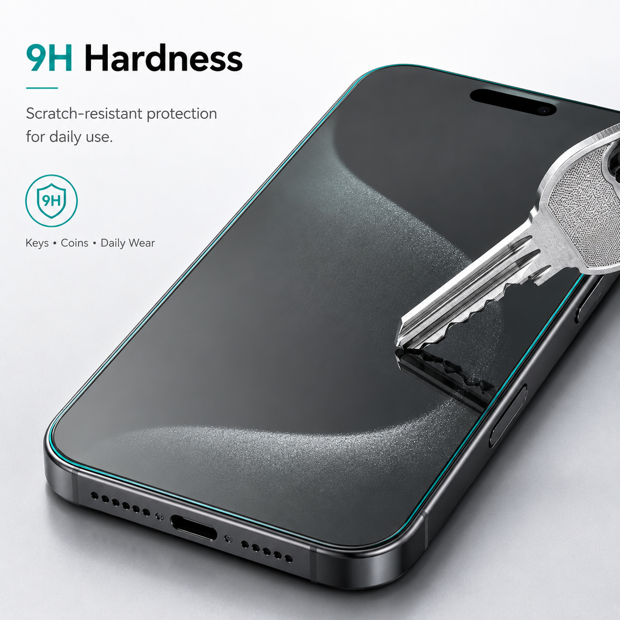 Mask Privacy Corning Gorilla Tempered Glass For Iphone 15 Pro Max