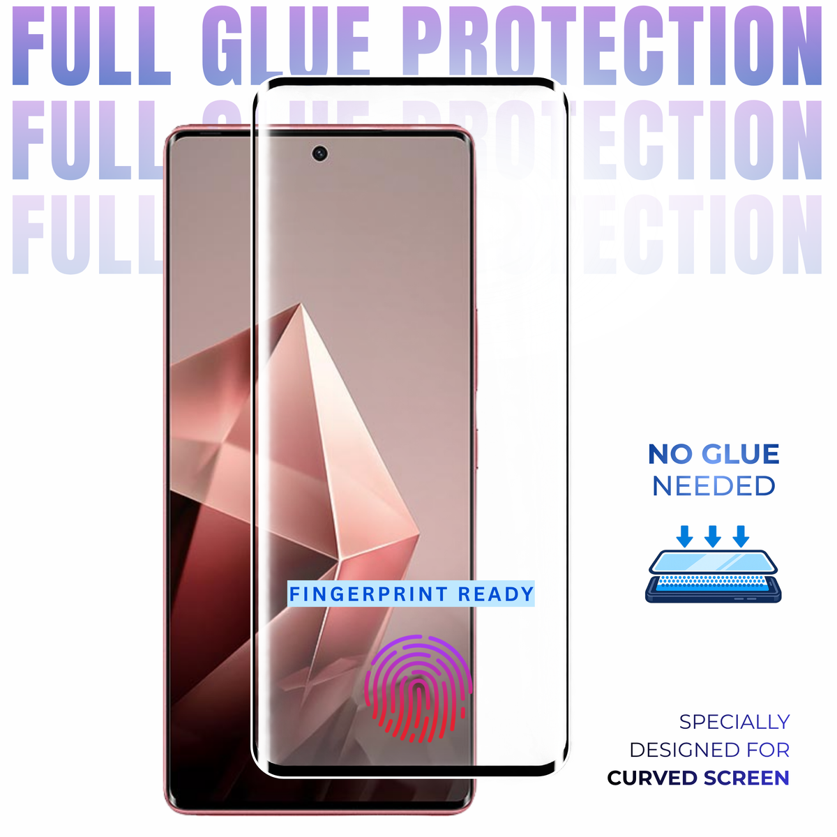 Edge Fusion Full Glue Glass for Infinix Note 40 Pro